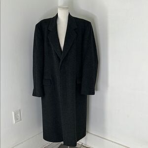 Vintage Burberry Men’s Wool Pristine Peacoat 42 Regular